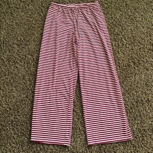 H&M Red and White Striped Pants